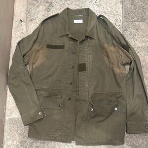 Men's Olive Green Military Jacket